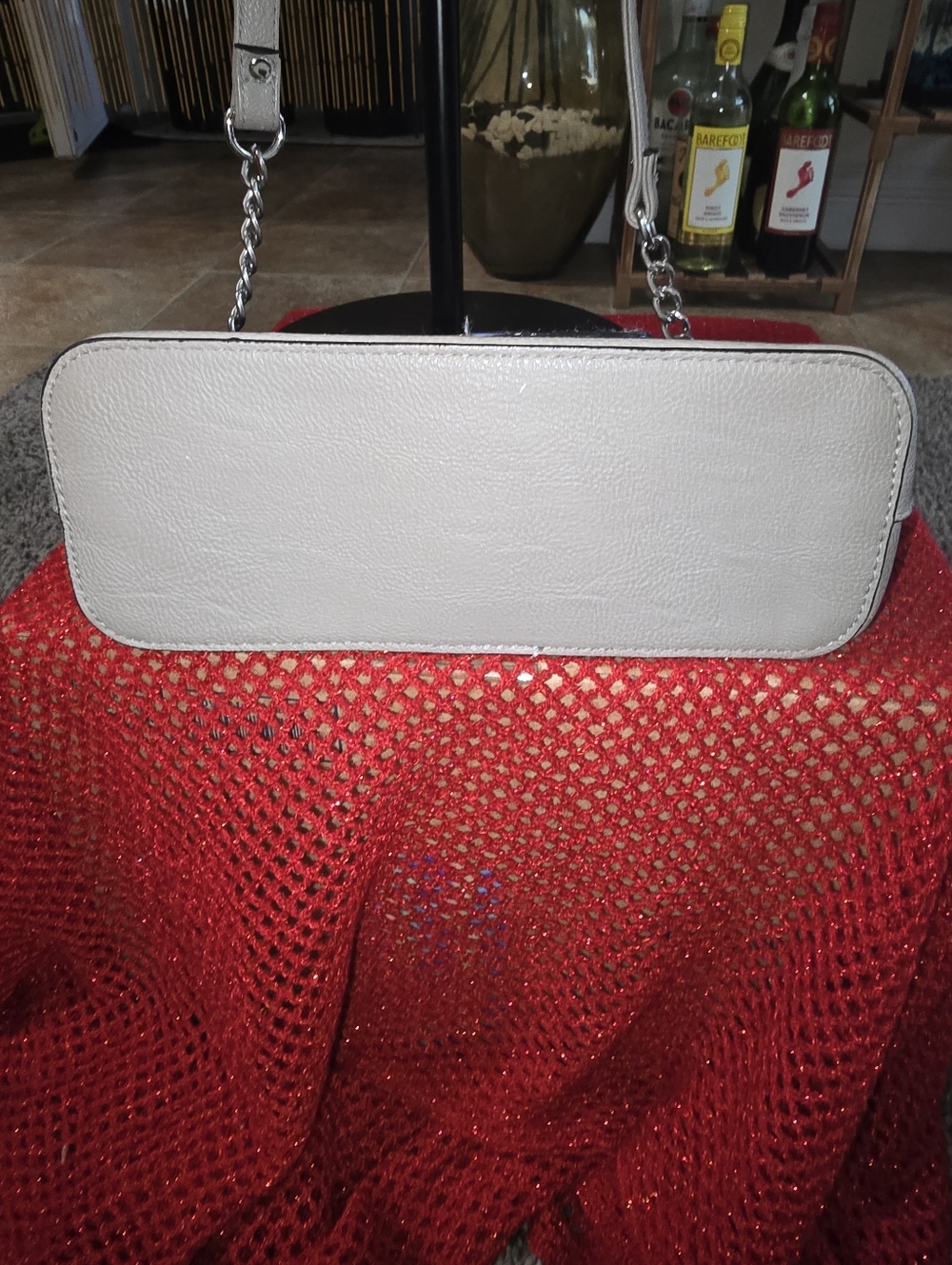 Betsey Johnson Black White Gray Puppy Applique Crossbody In Preloved Condition - Picture 4 of 12